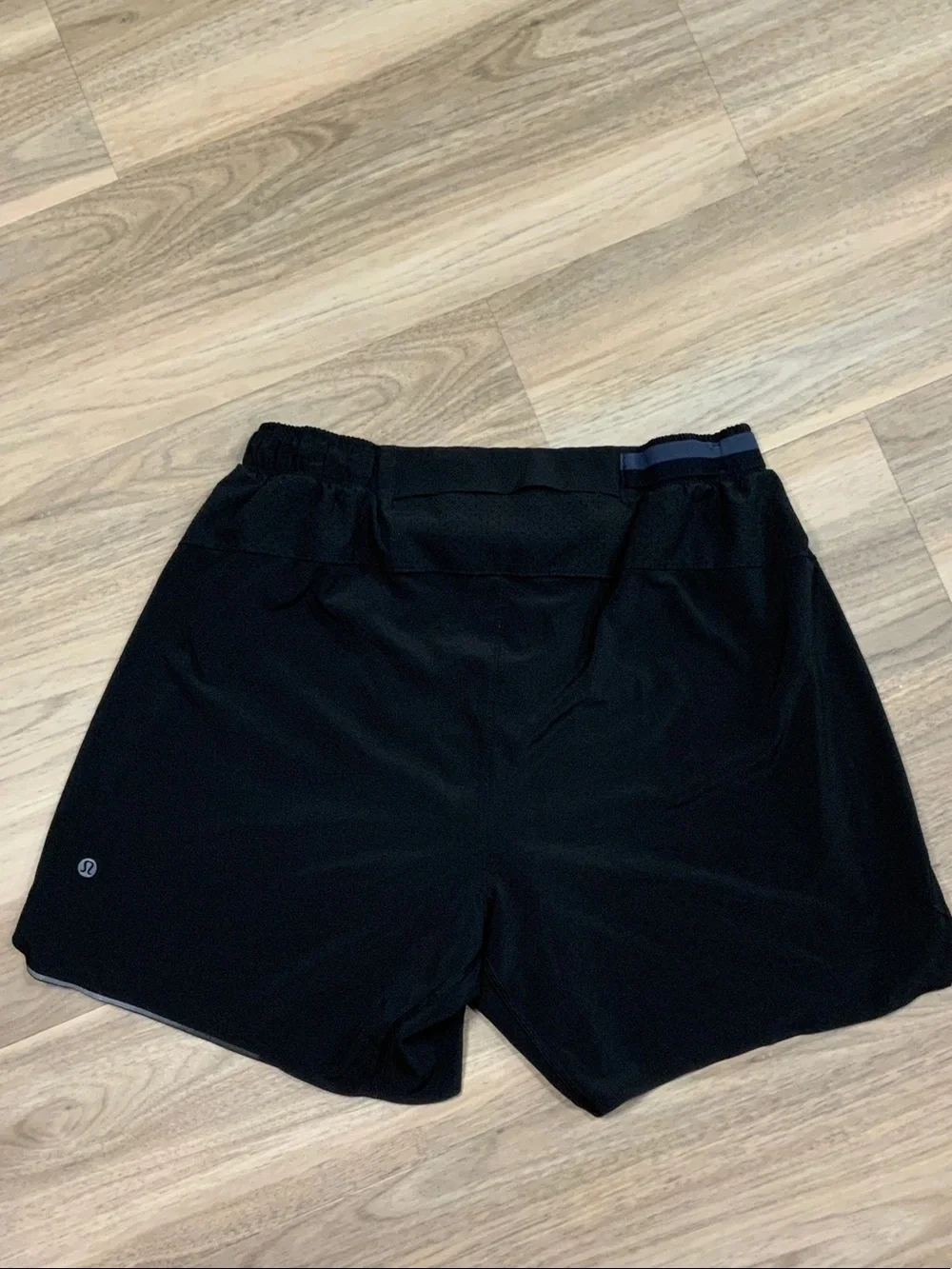 lululemon Men's Black Running Shorts - Liner Removed